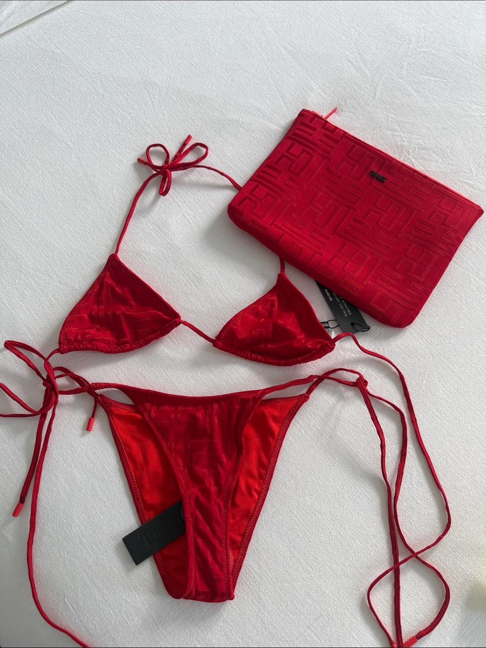 NWT Triangl Red Bikini Set Vinca - Picture 3 of 3